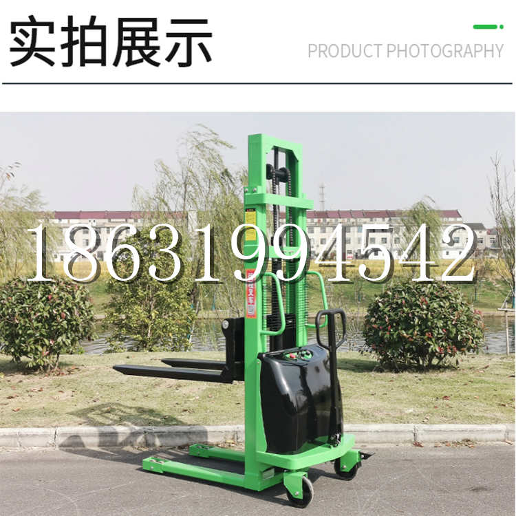 长宁县电动叉车堆高车液压铲车电瓶1吨2吨站驾步行式小型全自动叉车
